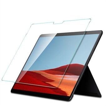 For Microsoft Surface Pro X 0.3mm Arc Edges Tempered Glass Full Screen Protector Cover