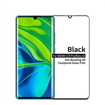 PINWUYO for Xiaomi Mi CC9 Pro/Note 10 3D Curved Tempered Glass Screen Protective Film