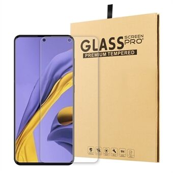 2.5D 9H Arc Edge Oleophobic Coating Skärmskydd i härdat glas Anti-explosion för Samsung Galaxy A51