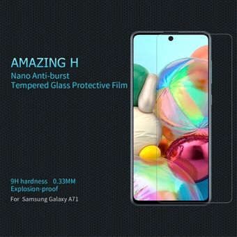 NILLKIN Amazing H Explosion-proof Tempered Glass Screen Film for Samsung Galaxy A71/Note 10 Lite/A81