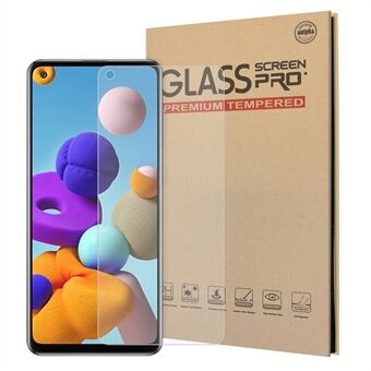 2.5D 9H Arc Edge Tempered Glass Film för Samsung Galaxy A21s