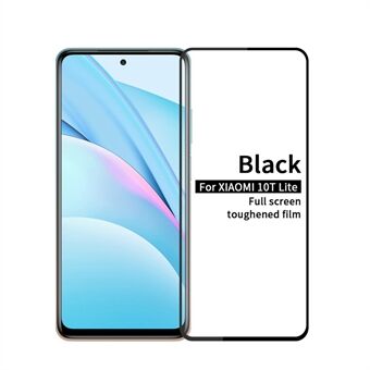 PINWUYO Anti-fingerprint Anti-explosion Tempered Glass Film for Xiaomi Mi 10T Lite 5G/Redmi Note 9 Pro 5G/Mi 10i 5G Full Glue Complete Cover Protector