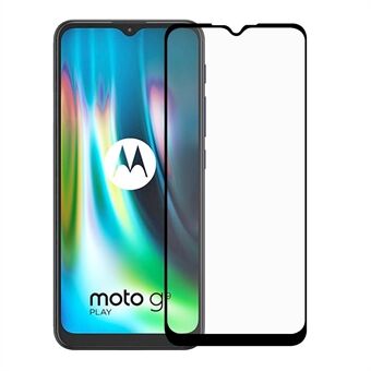 Fulltäckande skärmskyddsfilm i härdat glas (fulllim) för Motorola Moto G9 Play