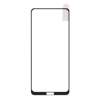 Full Coverage Arc Edge Silk Printing Tempered Glass Screen Protective Film (Full Glue) for Nokia 8.3 5G