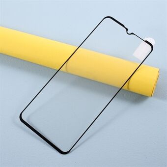 Full Coverage Silk Printing Tempered Glass Screen Protective Film (Full Glue) for Motorola Moto G9 (India) / Moto G9 Play