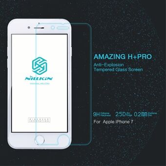 NILLKIN Amazing H + Pro för iPhone 8/7 4.7 Härdat glas skärmskydd Nanometer