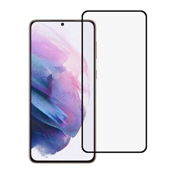 [Full Coverage] Silk Printing Full Glue Tempered Glass Screen Protector [Fingerprint Unlock Version] for Samsung Galaxy S21 5G