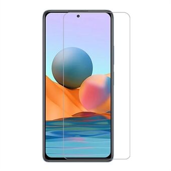 High Transparency Ultra Thin 0.3mm Anti-Burst Arc Edge Tempered Glass Screen Protector Film for Xiaomi Redmi Note 10 Pro