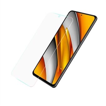 0,3 mm Arc Edge Ultra Clear härdat glas telefonskärmskyddfilm för Xiaomi Poco F3