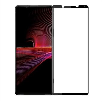 PINWUYO Full Lim Full Coverage Anti-fingerprint Anti-explosion Tempered Glass Screen Protector för Sony Xperia 1 III (Global Version)