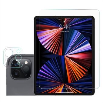 Arc Edge Ultra Clear Skärmskydd i härdat glas + Kameralins Film Guard för iPad Pro  (2021) / (2020)