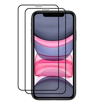 AMORUS 2st / Set Anti-Fingerprint Premium HD Clarity Full Glue Härdat glasfilm för iPhone SE (2:a generationen) / 6/7/8 