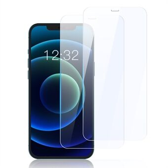 AMORUS 2st / Set Full Glue HD Clarity Skärmskydd i härdat glas splittrassäkert för iPhone 12/12 Pro 
