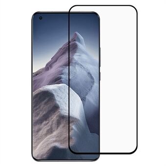 Full täckning Full Lim 9H Hårdhet Klar 3D Böjd härdat glasfilm för Xiaomi Mi 11 Ultra