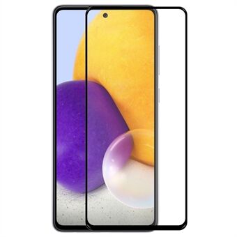 HAT Prince 0.26mm 2.5D Arc Edge Tempered Glass 9H Hårdhet Full Glue Full Size Screen Protector för Samsung Galaxy A73 5G