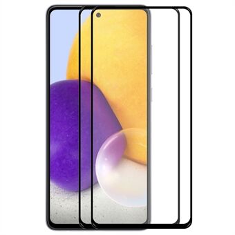 HAT Prince 2st / Set HD Clear Anti-fingerprint No Bubble Full Glue 0.26mm 2.5D Arc Edge 9H Skärmskydd i härdat glas för Samsung Galaxy A53 5G