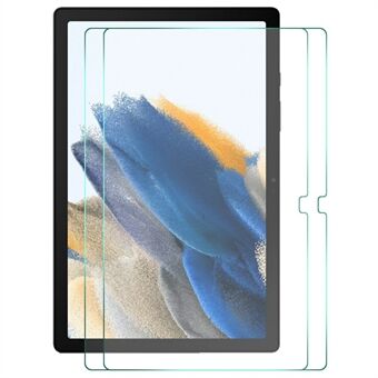 HAT Prince för Samsung Galaxy Tab A8 10.5 (2021) 2st / förpackning Anti-fingeravtryck HD 2.5D Arc Edge Helskärm Hellim 9H Hårdhet 0.33mm Skärmskydd i härdat glas