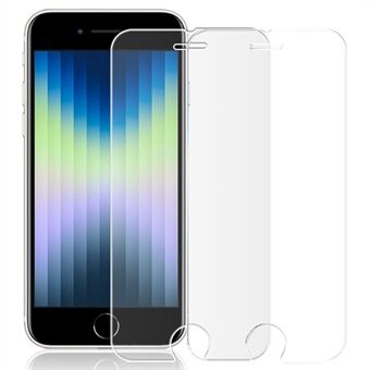 AMORUS 2st / förpackning Kristallklart skärmskydd för iPhone 7  / 8  / SE (2020) / (2022), HD Anti-fingeravtryck Hellim härdat glasfilm