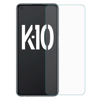 Ultratunt skärmskydd för Oppo K10 5G, 0,3 mm bågkanter HD Clear Stark hårdhet härdat glas skärmfilm