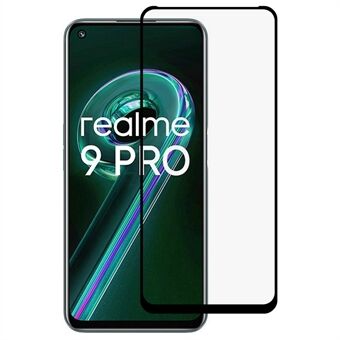 För Realme 9 Pro 5G/Realme V25 5G 9D Silk Printing Full Size Screen Protector Sidolim Anti Scratch