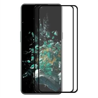 ENKAY HAT Prince 2st / förpackning för OnePlus 10T 5G / ACE Pro 5G High Aluminium-silikon Glasfilm Full Lim 2.5D Arc Edge Anti-stains 9H helskärmsskydd