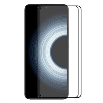 ENKAY HAT Prince 2st / förpackning för Xiaomi Redmi K50 Ultra 5G High Aluminium-silikon Glas skärmskydd 2.5D Arc Edge Full Glue Full Cover Film