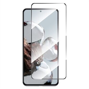 ENKAY HAT Prince För Xiaomi 12T 5G / 12T Pro 5G Högt aluminium-silikon Glas Anti-explosionsfilm 0,26 mm 9H 2,5D Arc Edge Full Glue Helskärmsskydd