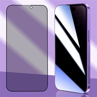 ENKAY HAT Prince för iPhone 14 Pro 25 graders Spy AGC Glass helskärmsskydd 8K Ultra Clear Film