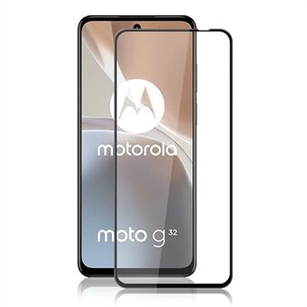 MOCOLO För Motorola Moto G32 4G Silke Printing Härdat glasfilm Heltäckande Sekundärt härdande skärmskydd - Svart