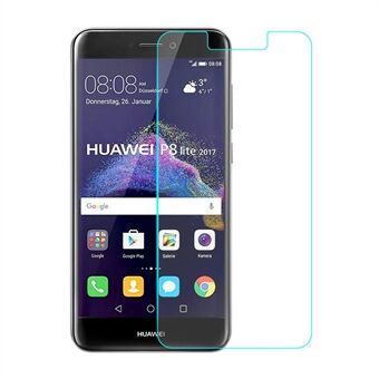 För Huawei P8 Lite (2017) / Honor 8 Lite 0.33mm Skärmskyddfilm i härdat glas (Arc Edge)
