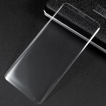 För Samsung Galaxy S8 böjt skärmskydd med härdat glas