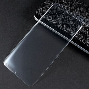 För Samsung Galaxy S8 Plus Böjt helskärmskydd Mobilt härdat glasskydd