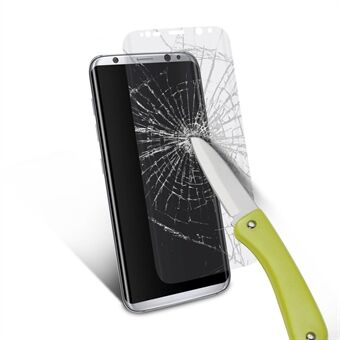 För Samsung Galaxy S8 0,3 mm 3D Böjd Skärmskydd av härdat glas Heltäckande skal
