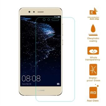 För Huawei P10 Lite mobil skärmskydd i härdat glas 0,3 mm (Arc Edge)