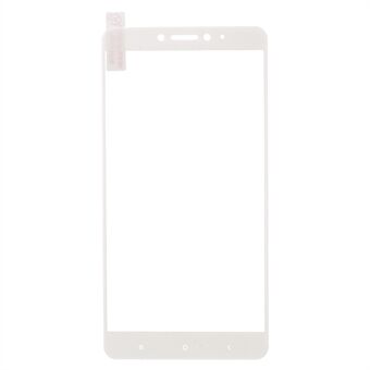 För Xiaomi Mi Max 2 Silketryck i full storlek Härdat glas skärmskyddfilm (Arc Edge)