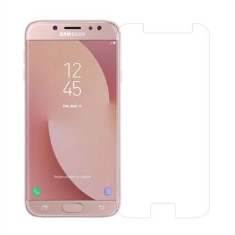 För Samsung Galaxy J7 (2017) EU-version 0.3mm skärmskydd i härdat glas (Arc Edge)