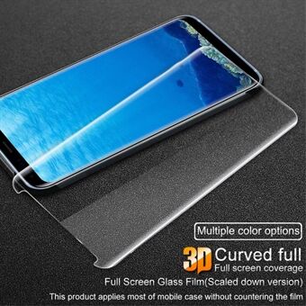 IMAK 3D böjd skyddsfilm i härdat glas i full storlek för Samsung Galaxy S8 SM-G950