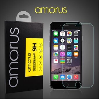 AMORUS skärmskydd i härdat glas för iPhone 6 6s / SE (2nd Generation) 9H Anti-explosion Arc Edge
