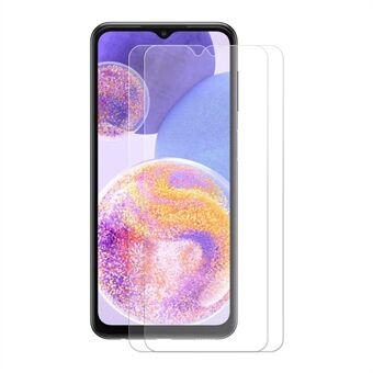ENKAY HAT Prince 2st / förpackning för Samsung Galaxy A23 4G (165,4 x 76,9 x 8,4 mm) Sensitive Touch 0,26 mm härdat glasfilm HD Anti-fingerprint Full Glue 2,5D Arc Edge 9H skärmskydd