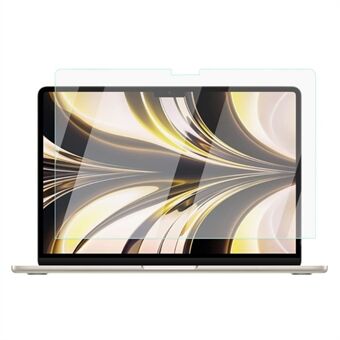 För MacBook Air 13 tum (2022) A2681 Skärmskydd i härdat glas Anti-explosion 0,3 mm Arc Edge Full Cover Film