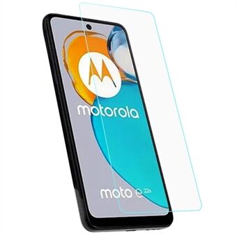 Anti- Scratch skärmskydd för Motorola Moto E22s 4G Arc Edge Anti-olja härdat glas Ultra Clear Film