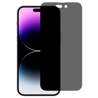 Anti-explosion skärmskydd för iPhone 14 Pro, Anti-peep Privacy 0,3 mm bågkanter Full täckning härdat glasfilm