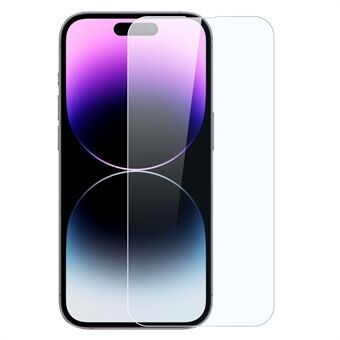 NORTHJO för iPhone 14 Pro A+ 0,3 mm 2,5D Ultra Clear Screen Protector Anti- Scratch Sensitive-touch 9H hårdhet härdat glasfilm