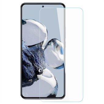 AMORUS For Xiaomi 12T Pro 5G Anti-fingeravtryck Skärmskydd 2.5D Arc Edge 9H Hårdhet Hög Aluminium-silikon Glas Telefonskärm Skyddsfilm