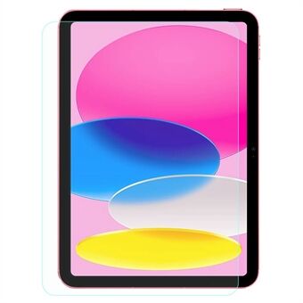 För iPad 10.9 (2022) / iPad 10:e generationen 0,3 mm Arc Edge härdat glas Anti-explosionskänsligt beröringsskydd mot Scratch .