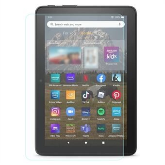 För Amazon Fire HD 8 Kids Pro (2022) 0,3 mm Arc Edge Tempered Glass Anti-explosion HD Clear Komplett täckande skärmskydd