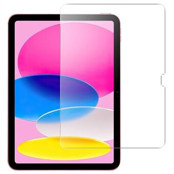 För iPad 10.9 (2022) Skärmskydd i härdat glas 2.5D rak Edge Anti-explosion Ultra Clear, heltäckande film