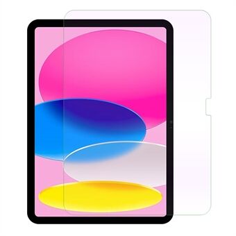 För iPad 10.9 (2022) Anti-lila ljus skyddsfilm 0.3pm Fulltäckande skärmskydd i härdat glas