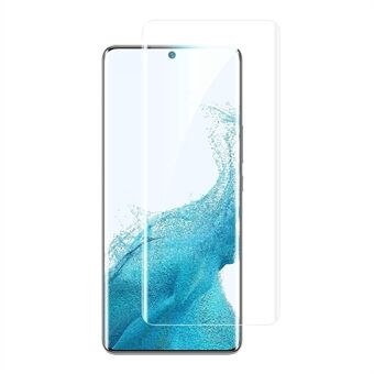 För Samsung Galaxy S22 5G Side Glue HD Clear Full Screen Protector Scratch krökt härdat glasfilm
