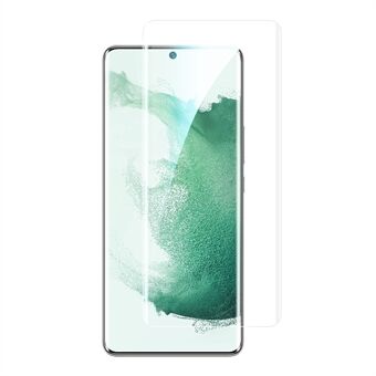 För Samsung Galaxy S22+ 5G Ultra Clear Sidolim Böjd härdat glasfilm Anti- Scratch Splittersäker helskärmsskydd